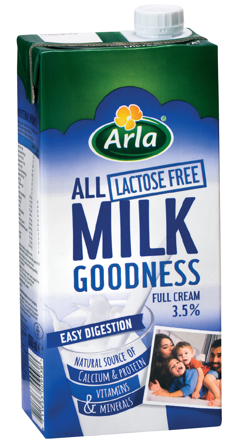 Arla UHT Lactose Free Whole Milk 3 5 1 Liter Arla Arla UHT Lactose Free Whole Milk 3 5 1 Liter Arla
