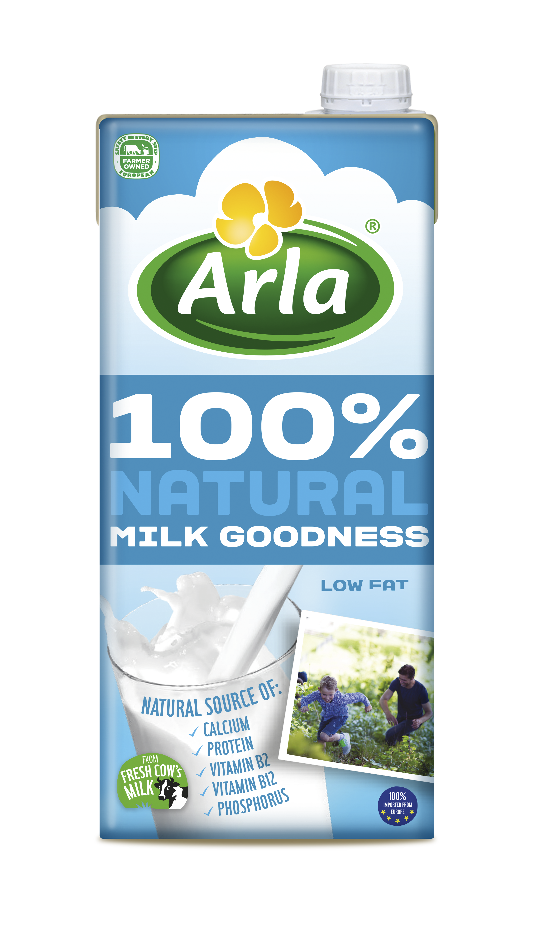 Arla 100% Natural Milk Goodness Low Fat 1 liter