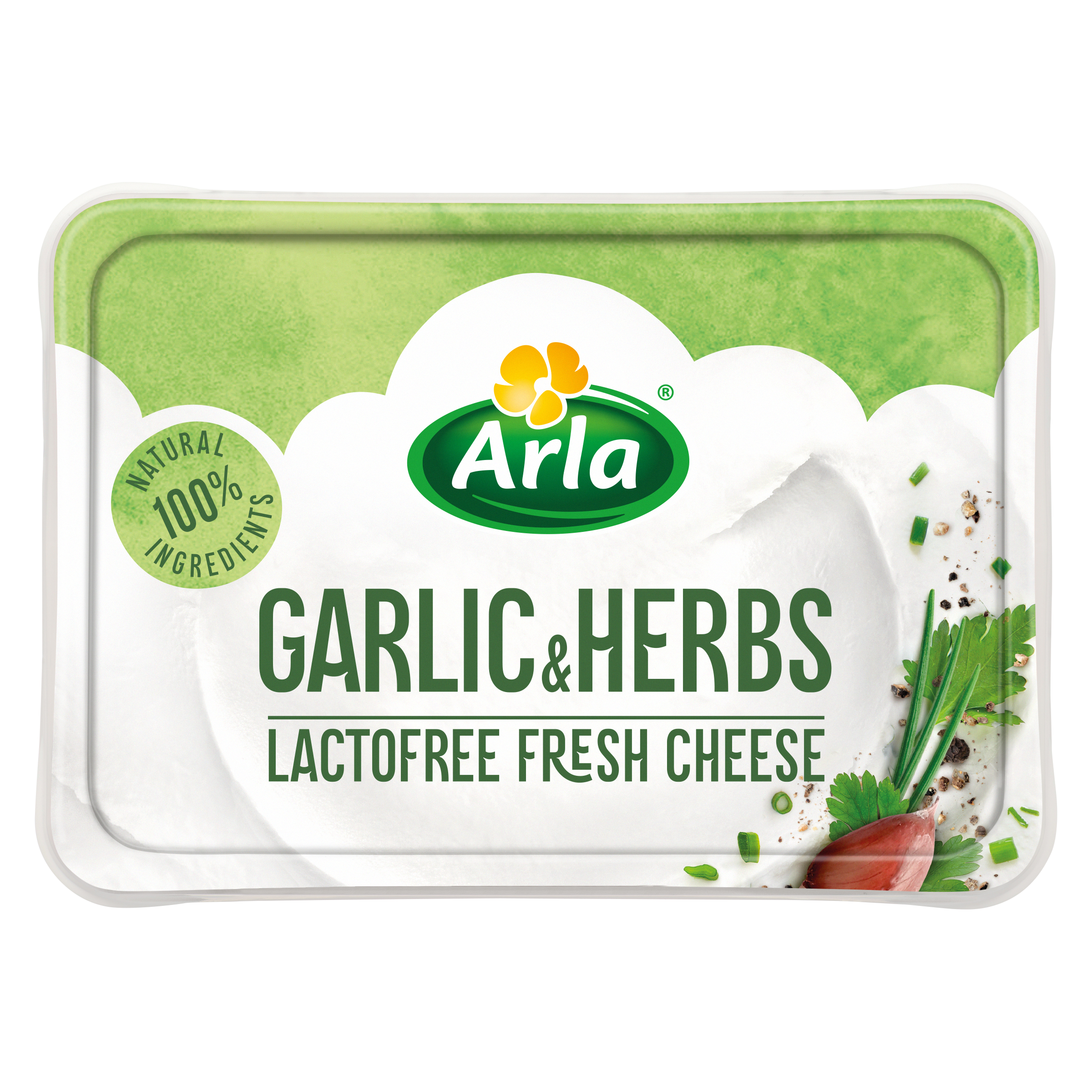 Arla Garlic & Herbs LactoFREE Fresh Cheese 200 g