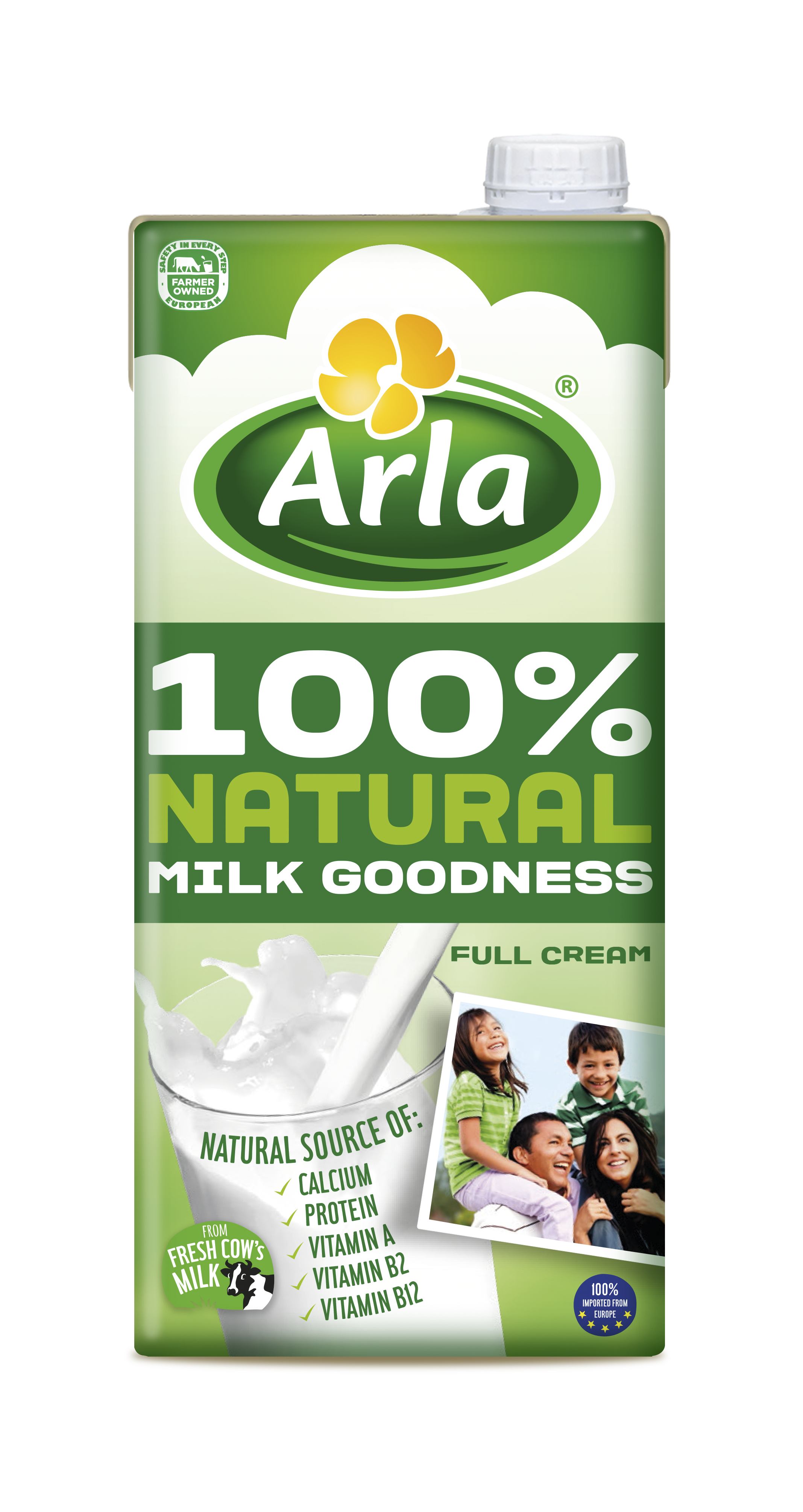 Arla UHT Organic whole milk 3,5% 1 liter
